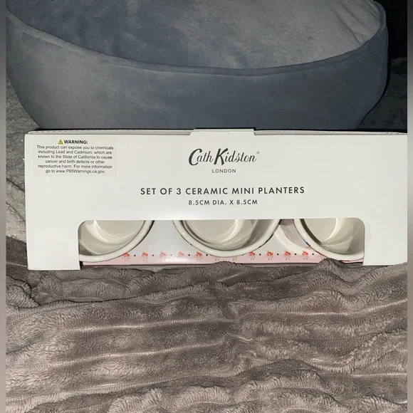 Spring Birds Floral Set of 3 Mini Planters Garden Summer Festive Cute Flowers - Picture 3 of 6